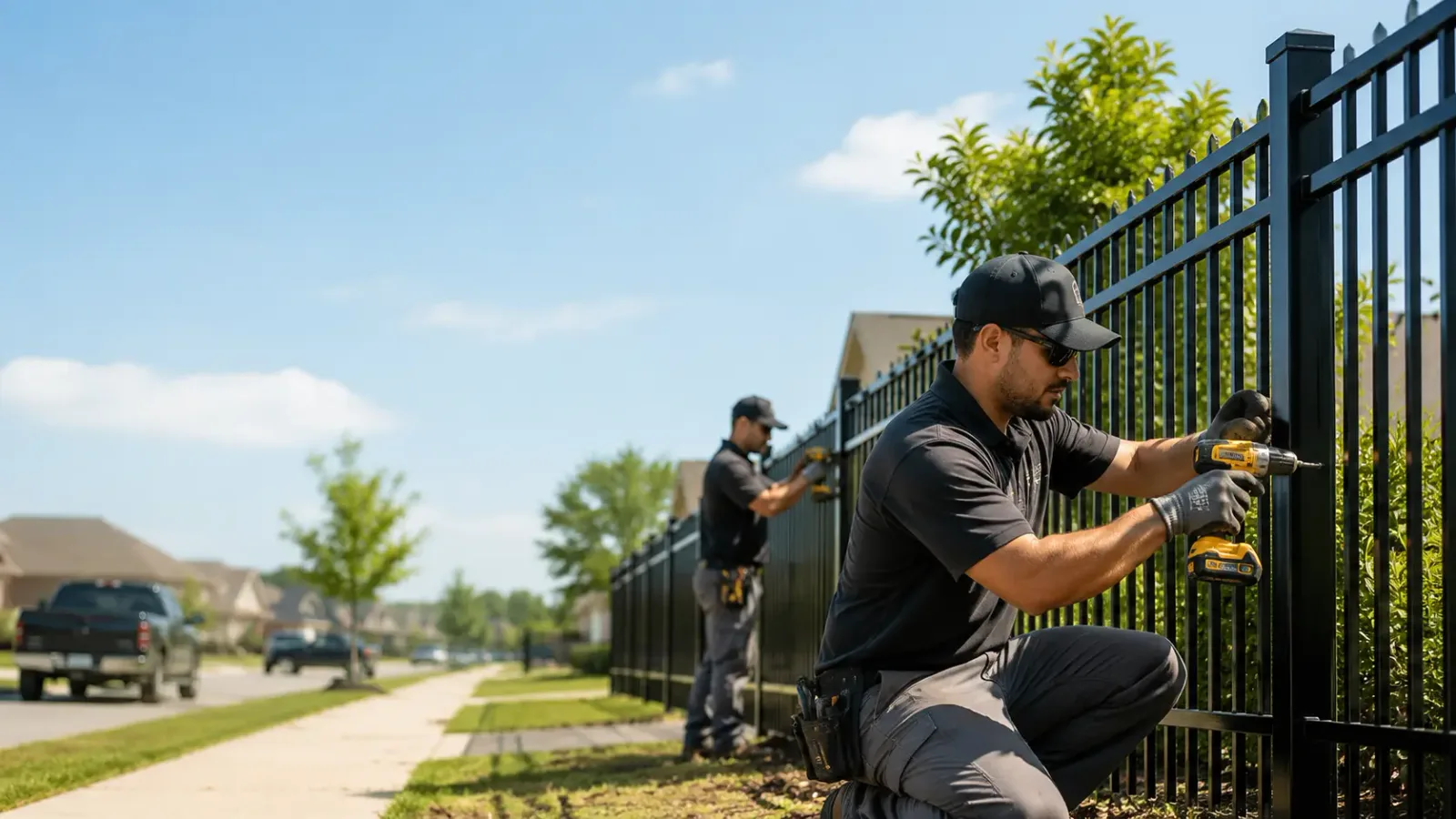 Metal Fence Installation in Concord, MI